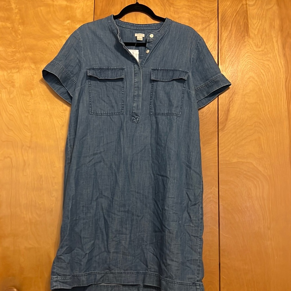 Jcrew denim dress